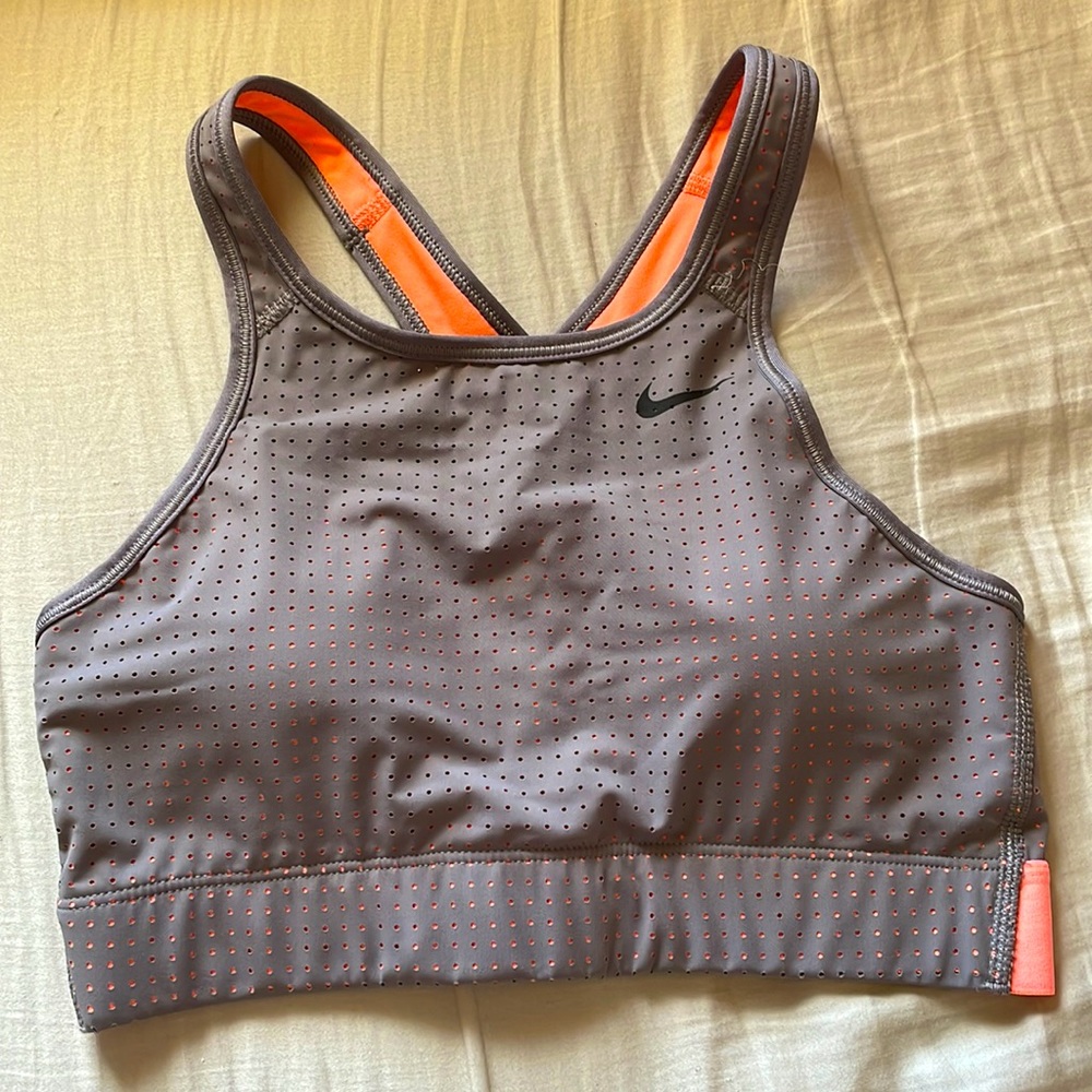 Nike Gray Sports Bra